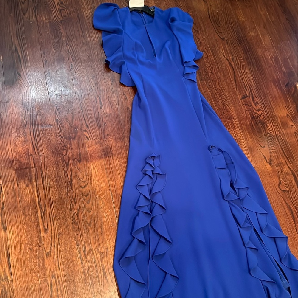 Sachin & Babi Noir evening Maxi royal blue dress in size 4. Fits like 6 - 8